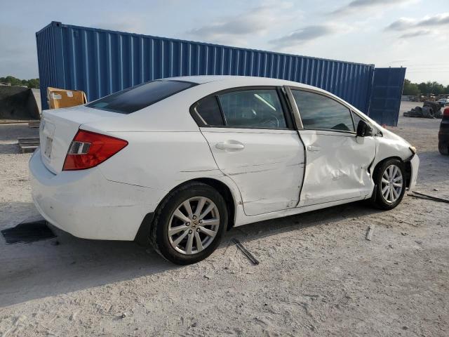 19XFB2F9XCE052446 - 2012 HONDA CIVIC EXL WHITE photo 3