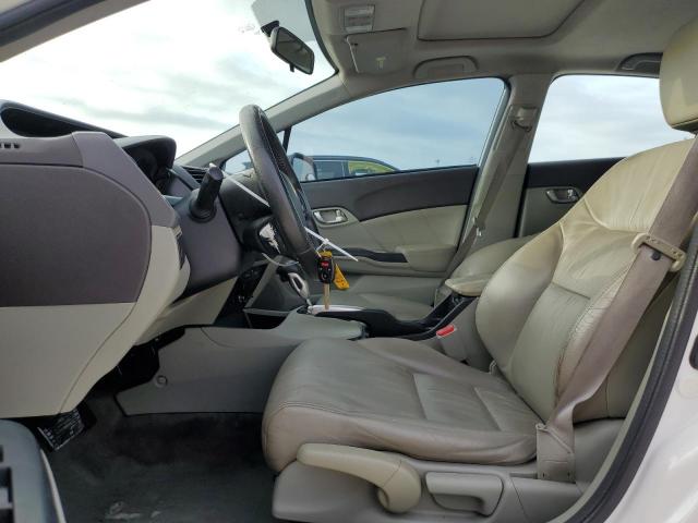 19XFB2F9XCE052446 - 2012 HONDA CIVIC EXL WHITE photo 7