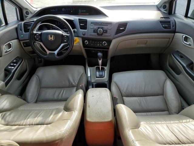 19XFB2F9XCE052446 - 2012 HONDA CIVIC EXL WHITE photo 8
