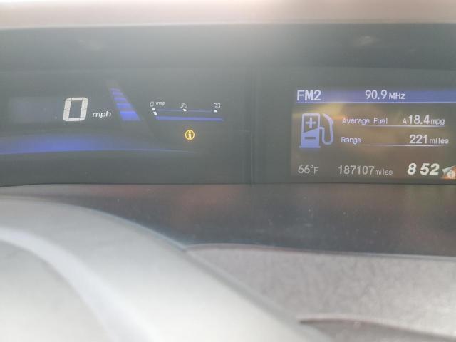 19XFB2F9XCE052446 - 2012 HONDA CIVIC EXL WHITE photo 9