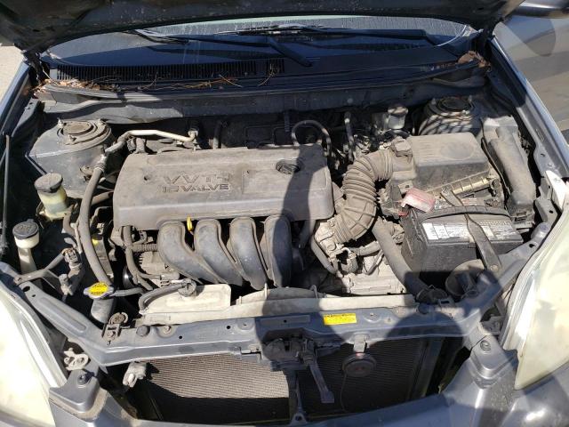 2T1KR32E16C586859 - 2006 TOYOTA COROLLA MA XR GRAY photo 11