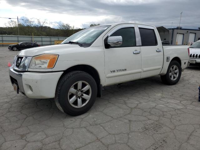 1N6BA0ED6AN325724 - 2010 NISSAN TITAN XE WHITE photo 1