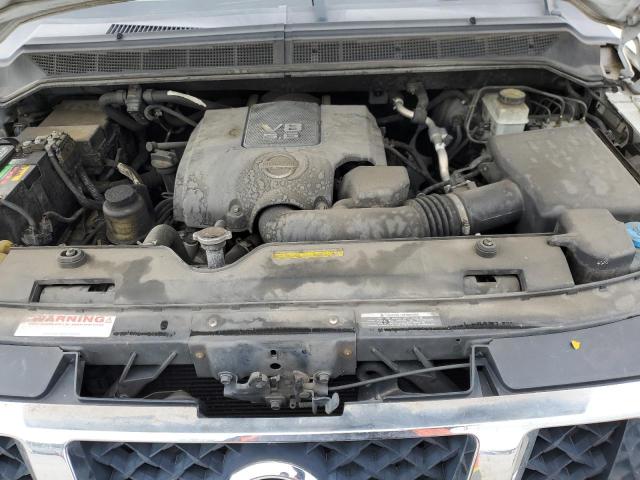 1N6BA0ED6AN325724 - 2010 NISSAN TITAN XE WHITE photo 11