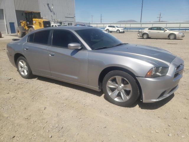2C3CDXBG8EH375100 - 2014 DODGE CHARGER SE GRAY photo 4