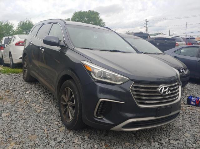 KM8SMDHFXHU224034 - 2017 HYUNDAI SANTA FE SE GRAY photo 1