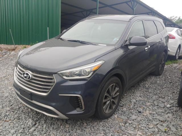 KM8SMDHFXHU224034 - 2017 HYUNDAI SANTA FE SE GRAY photo 2