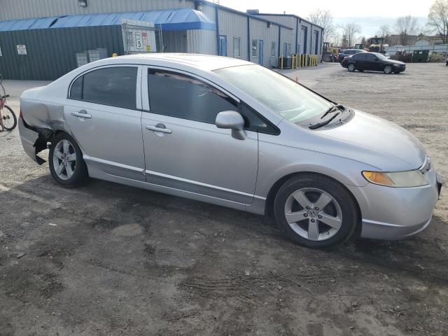 1HGFA16918L036956 - 2008 HONDA CIVIC EXL SILVER photo 4