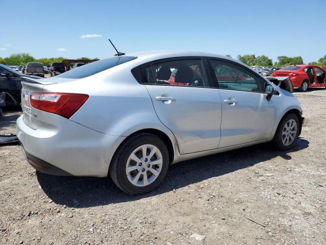 KNADM4A32D6284169 - 2013 KIA RIO LX SILVER photo 3