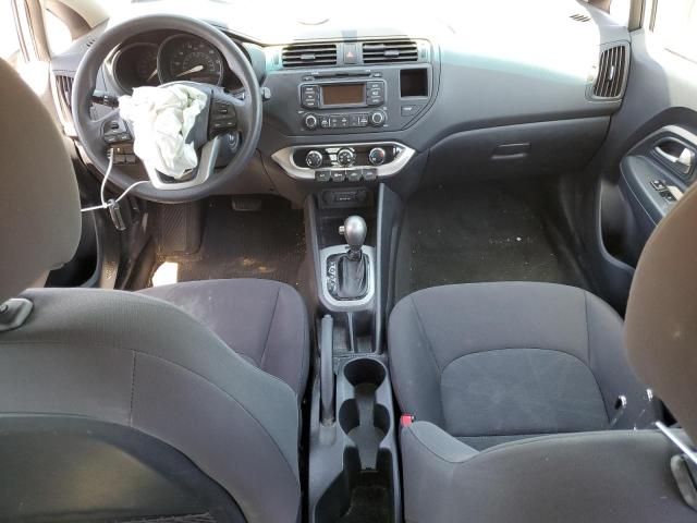 KNADM4A32D6284169 - 2013 KIA RIO LX SILVER photo 8