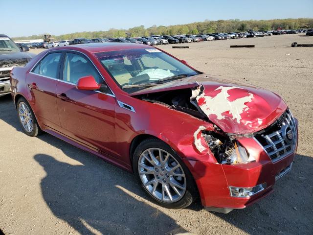 1G6DS5E35C0120640 - 2012 CADILLAC CTS PREMIUM COLLECTION RED photo 4