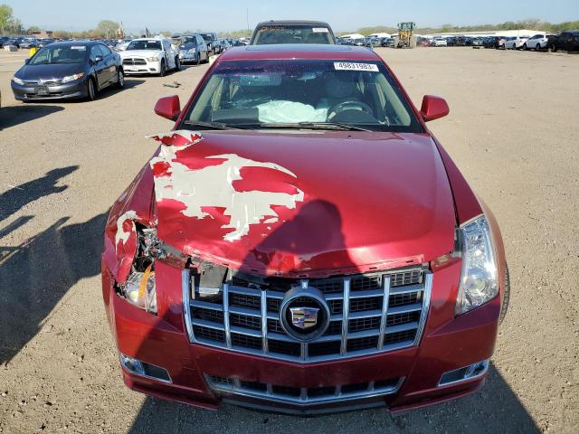 1G6DS5E35C0120640 - 2012 CADILLAC CTS PREMIUM COLLECTION RED photo 5