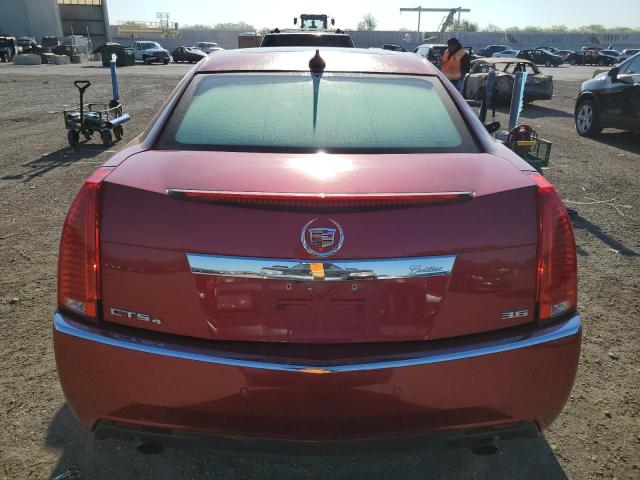 1G6DS5E35C0120640 - 2012 CADILLAC CTS PREMIUM COLLECTION RED photo 6