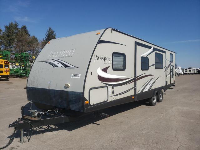 4YDT29220FT410425 - 2015 PASSPORT TRAVELTRLR TAN photo 2