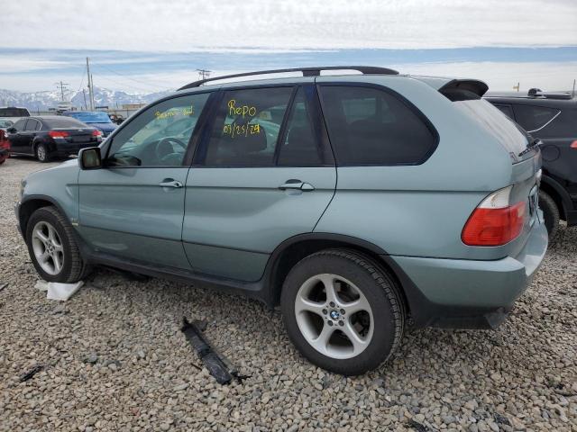 5UXFA53532LP30870 - 2002 BMW X5 3.0I GREEN photo 2