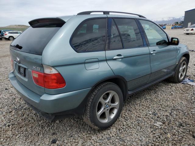 5UXFA53532LP30870 - 2002 BMW X5 3.0I GREEN photo 3