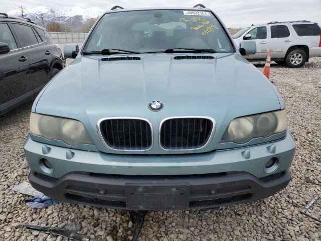 5UXFA53532LP30870 - 2002 BMW X5 3.0I GREEN photo 5