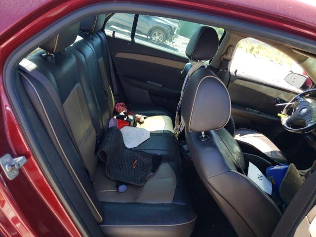 1G1ZE5E75BF125905 - 2011 CHEVROLET MALIBU LTZ მუქწითელი ფოტო 10