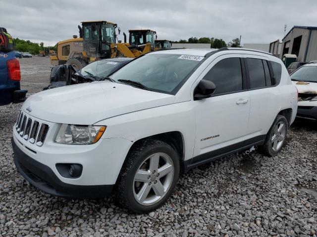 1C4NJCCB1CD605000 - 2012 JEEP COMPASS LIMITED WHITE photo 1