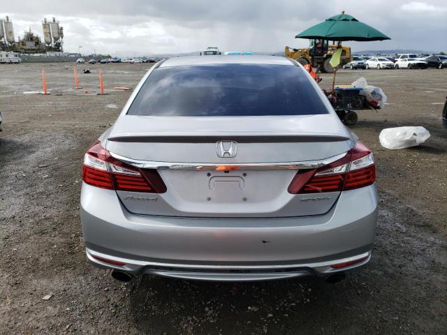 1HGCR2F52GA167175 - 2016 HONDA ACCORD SPORT SILVER photo 6