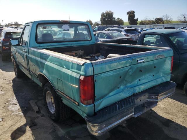 1FTEF15N8RNB24516 - 1994 FORD F150 TURQUOISE photo 2