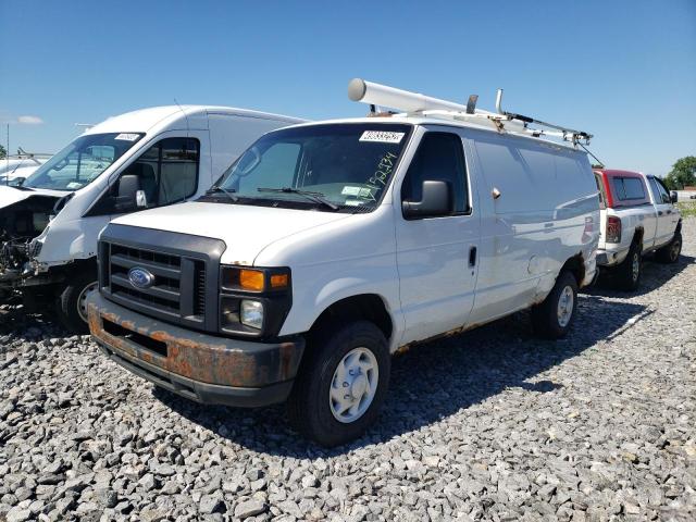 1FTSE34L38DB52441 - 2008 FORD ECONOLINE E350 SUPER DUTY VAN WHITE photo 2