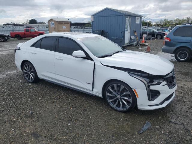 1G6DH5RL5M0146939 - 2021 CADILLAC CT4-V WHITE photo 4