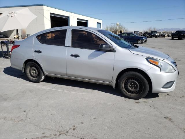 3N1CN7AP2FL812918 - 2015 NISSAN VERSA S GRAY photo 4