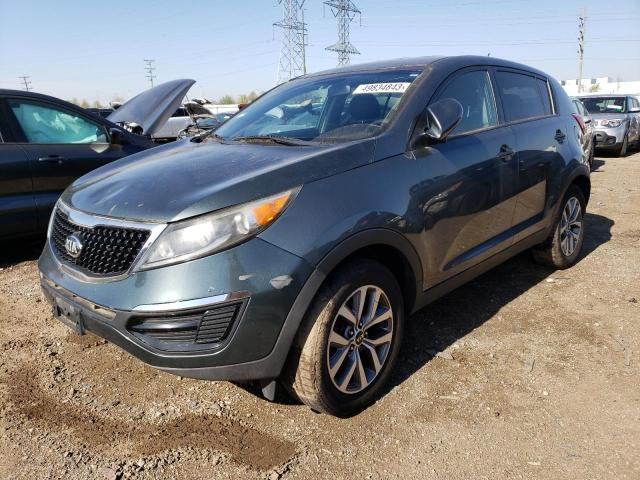 KNDPB3AC9E7642220 - 2014 KIA SPORTAGE BASE GRAY photo 1