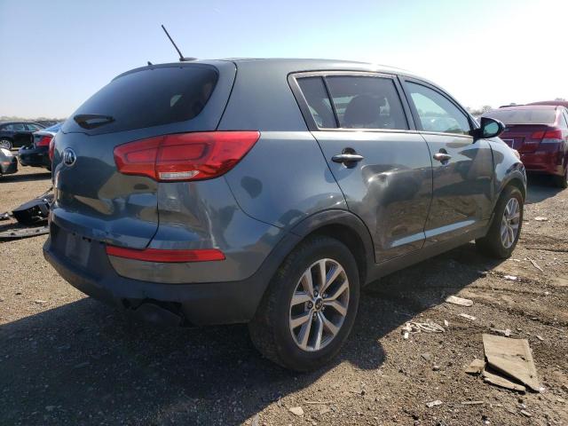 KNDPB3AC9E7642220 - 2014 KIA SPORTAGE BASE GRAY photo 3