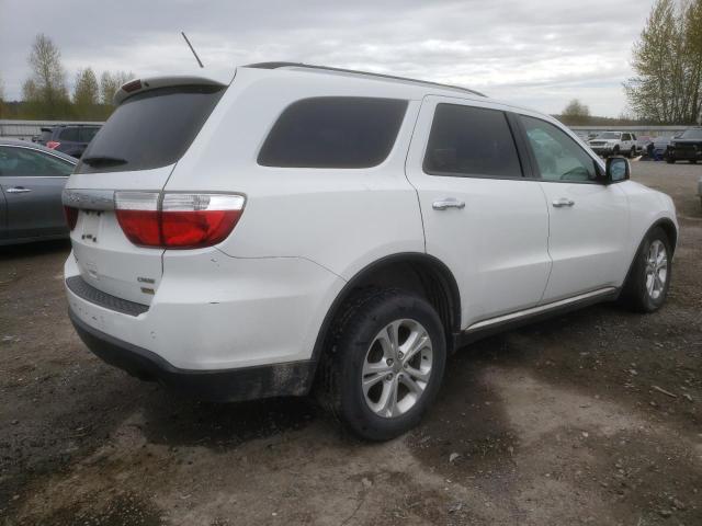 1C4RDJDG9DC664648 - 2013 DODGE DURANGO CREW WHITE photo 3