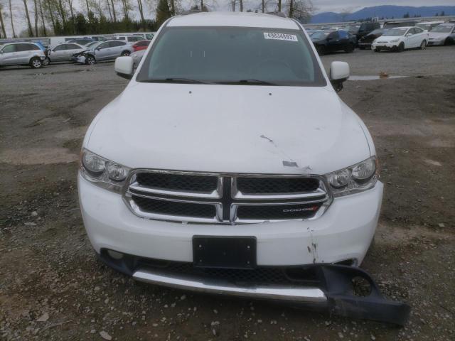 1C4RDJDG9DC664648 - 2013 DODGE DURANGO CREW WHITE photo 5