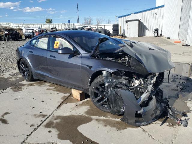 5YJSA1E59PF522444 - 2023 TESLA MODEL S BLUE photo 4