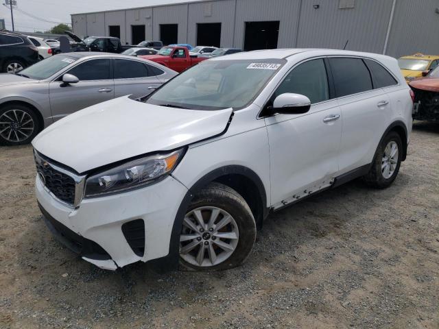 5XYPG4A39KG513402 - 2019 KIA SORENTO L WHITE photo 1