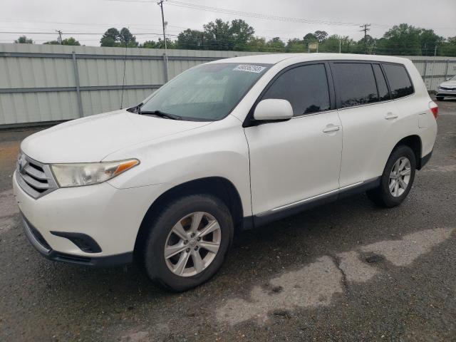 5TDZK3EH9BS024878 - 2011 TOYOTA HIGHLANDER BASE WHITE photo 1