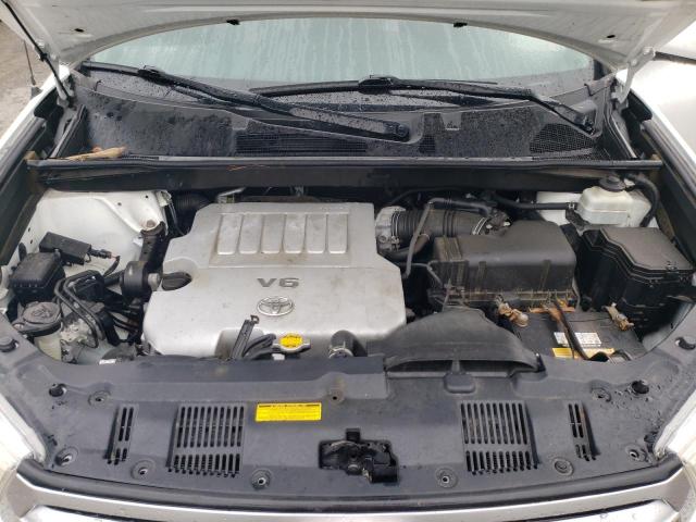 5TDZK3EH9BS024878 - 2011 TOYOTA HIGHLANDER BASE WHITE photo 12