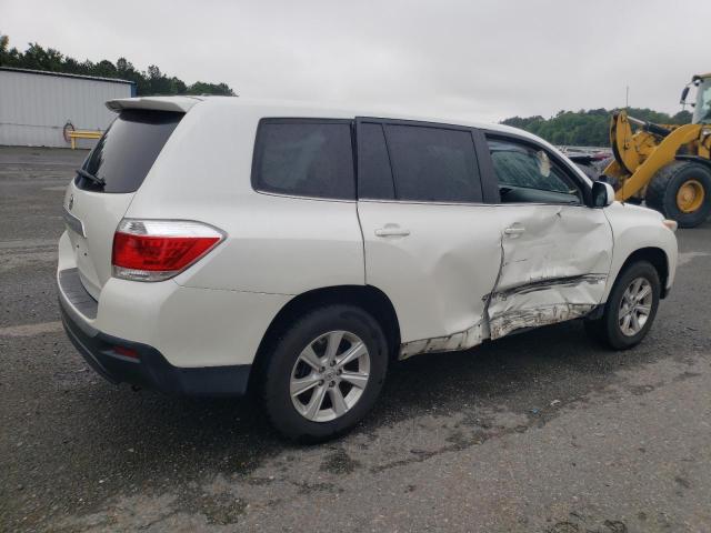 5TDZK3EH9BS024878 - 2011 TOYOTA HIGHLANDER BASE WHITE photo 3