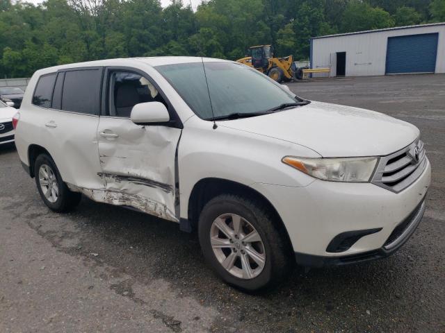 5TDZK3EH9BS024878 - 2011 TOYOTA HIGHLANDER BASE WHITE photo 4