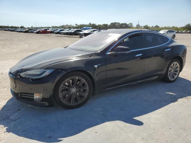 5YJSA1E18HF218701 - 2017 TESLA MODEL S BLACK photo 1