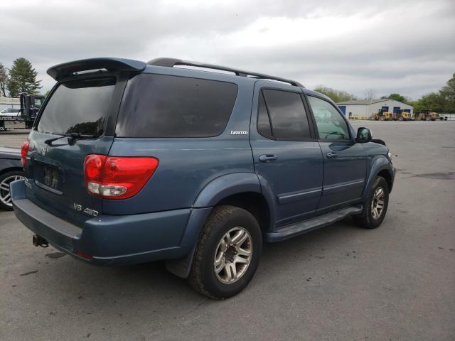 5TDBT48A77S285260 - 2007 TOYOTA SEQUOIA LIMITED BLUE photo 3