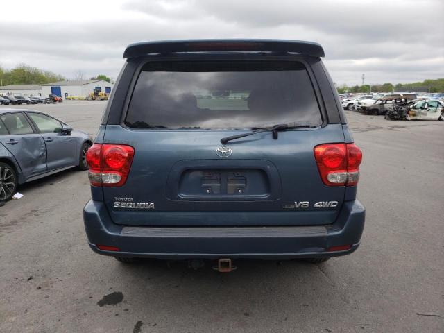 5TDBT48A77S285260 - 2007 TOYOTA SEQUOIA LIMITED BLUE photo 6