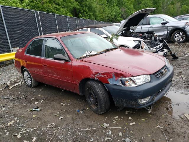 1NXBR12E01Z462688 - 2001 TOYOTA COROLLA CE RED photo 4