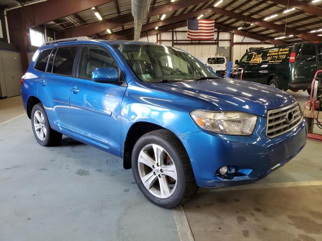 JTEES43A582022406 - 2008 TOYOTA HIGHLANDER SPORT BLUE photo 4