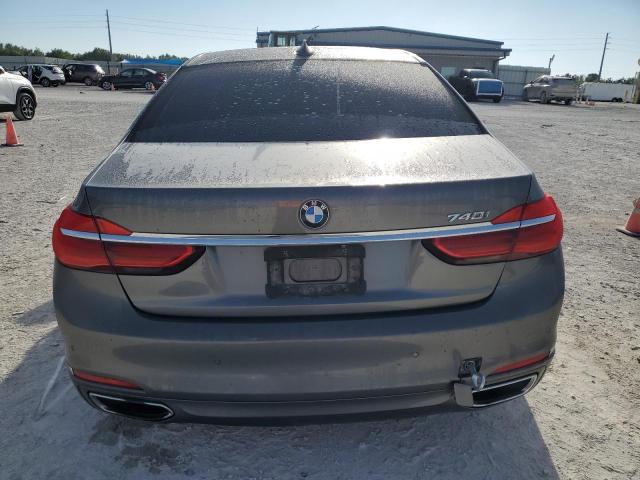 WBA7E4C31HGV23346 - 2017 BMW 740 XI GRAY photo 6