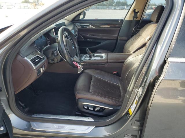 WBA7E4C31HGV23346 - 2017 BMW 740 XI GRAY photo 7