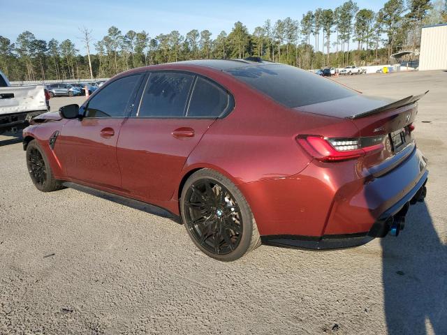 WBS43AY01PFP95661 - 2023 BMW M3 COMPETITION BURGUNDY photo 2