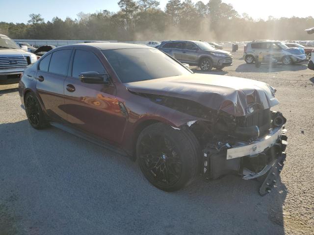 WBS43AY01PFP95661 - 2023 BMW M3 COMPETITION BURGUNDY photo 4