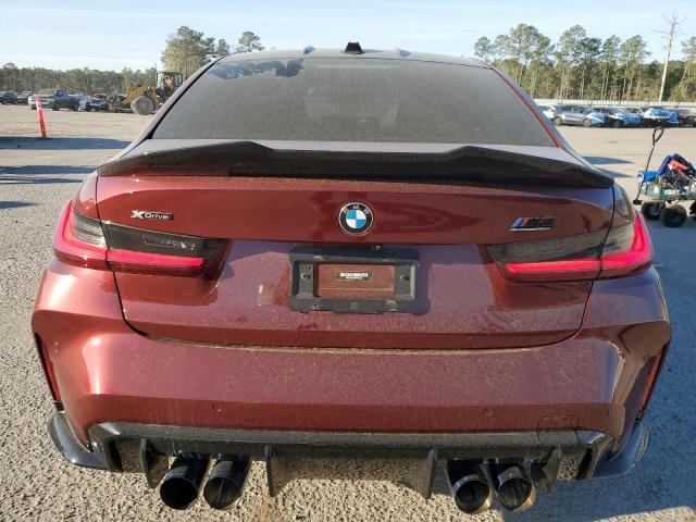 WBS43AY01PFP95661 - 2023 BMW M3 COMPETITION BURGUNDY photo 6