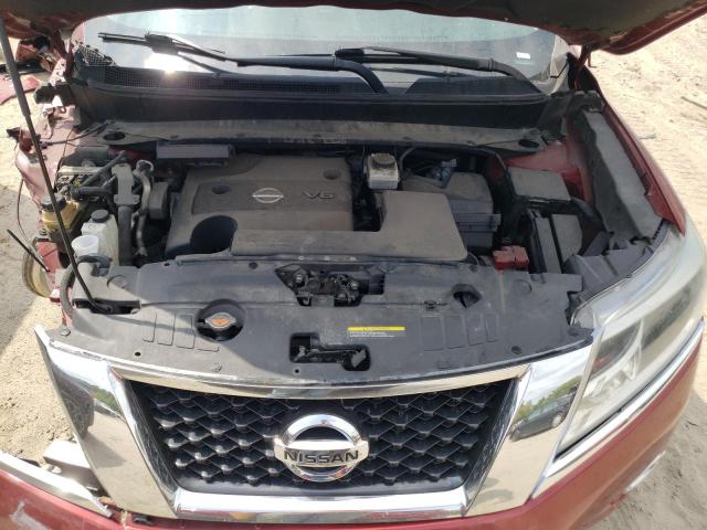 5N1AR2MM8DC632327 - 2013 NISSAN PATHFINDER S RED photo 12