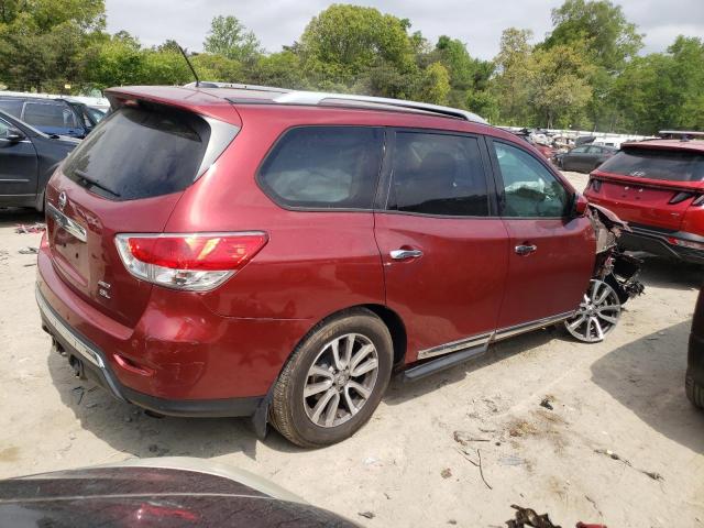 5N1AR2MM8DC632327 - 2013 NISSAN PATHFINDER S RED photo 3