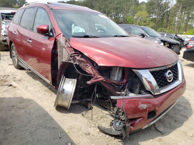 5N1AR2MM8DC632327 - 2013 NISSAN PATHFINDER S RED photo 4